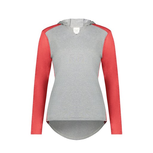 [6902.27V.XS-LOGO1] Ladies Vintage Hoodie (Female Adult XS, Red, Logo 1)